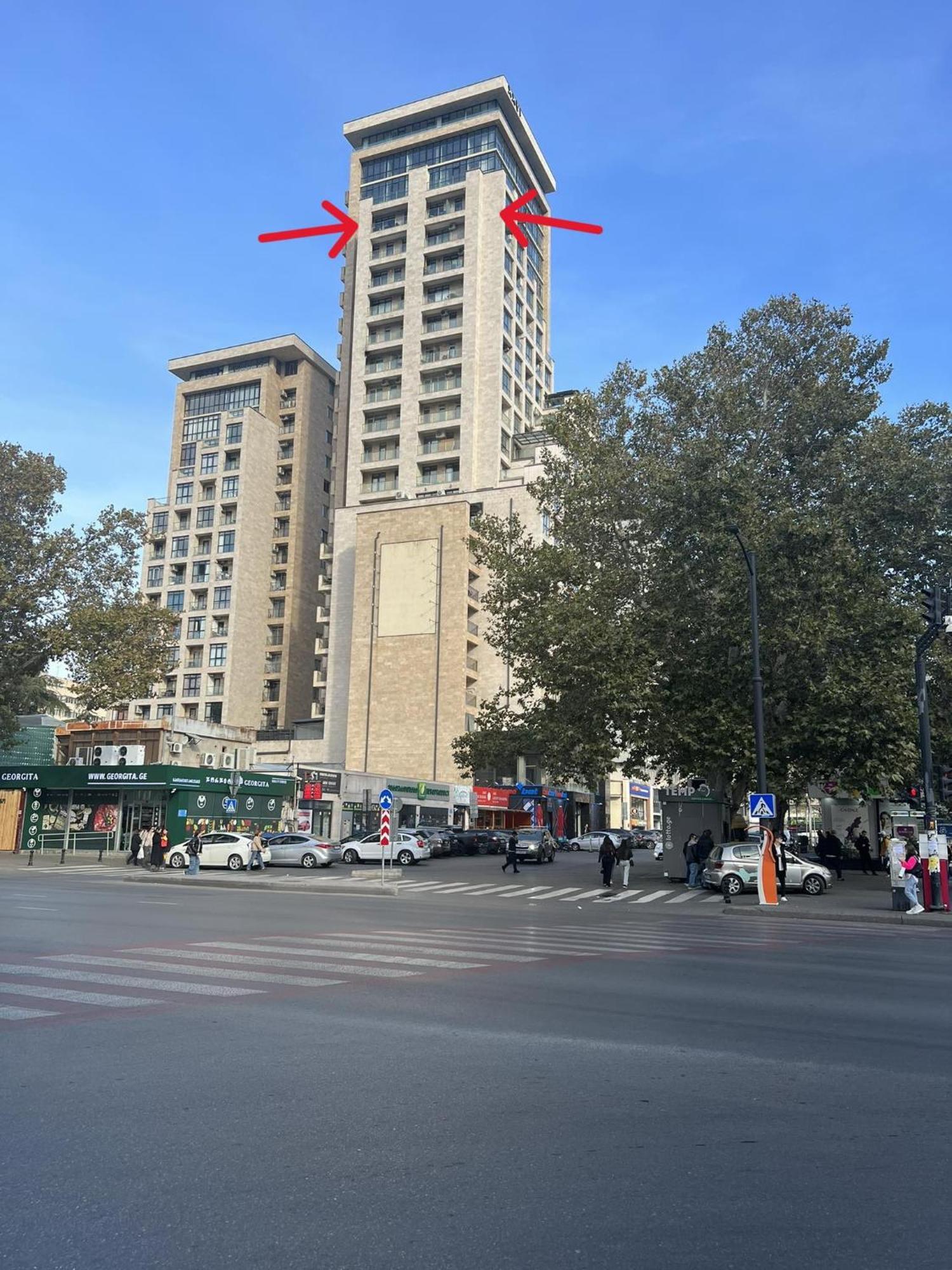 Hotel Sky Station Tbilisi Exteriör bild